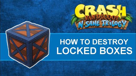 how to break steel boxes crash bandicoot|breaking metal boxes in bandicoot.